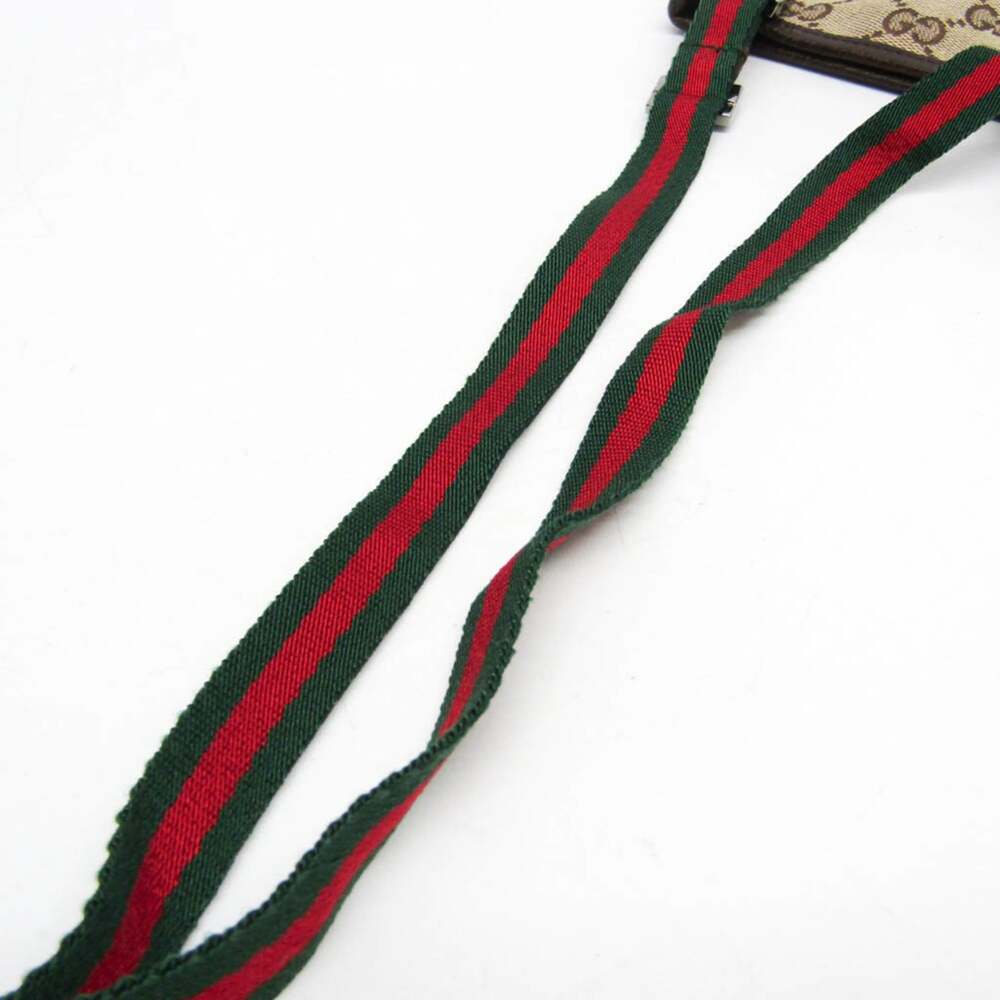 Gucci Web Strap Zip Messenger Bag Gg #251211G52B - Picture 9 of 9